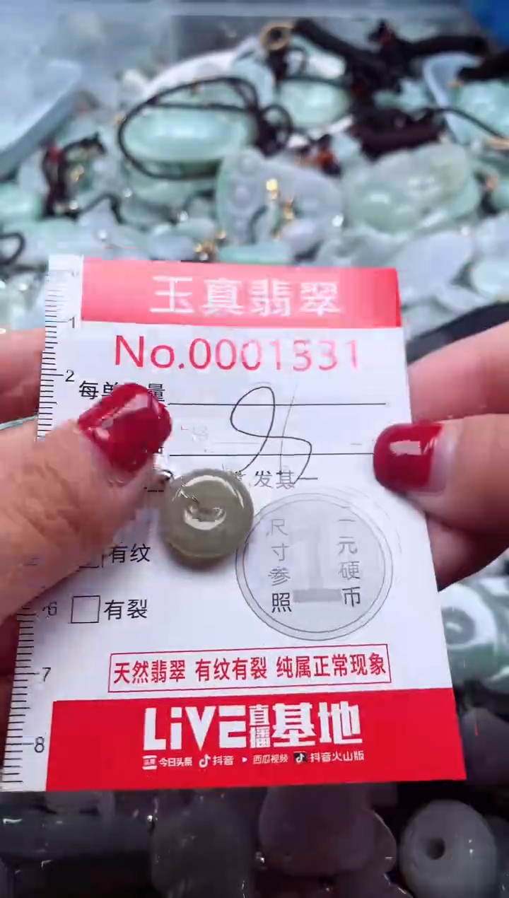 颈饰未镶嵌翡翠1531