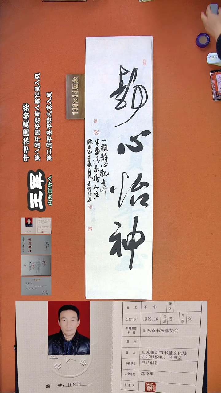 【闪购商品】书法118a王军书法作品