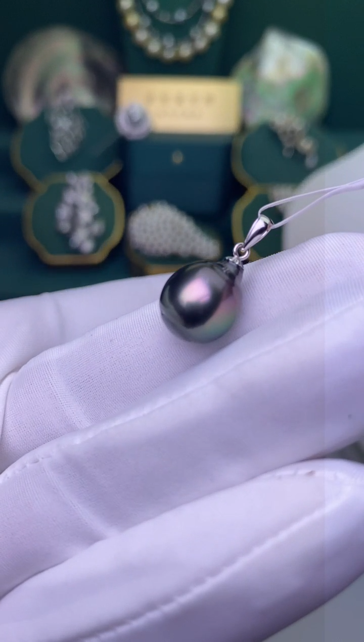 【闪购商品】海水珍珠颈饰银S925镶嵌11-12