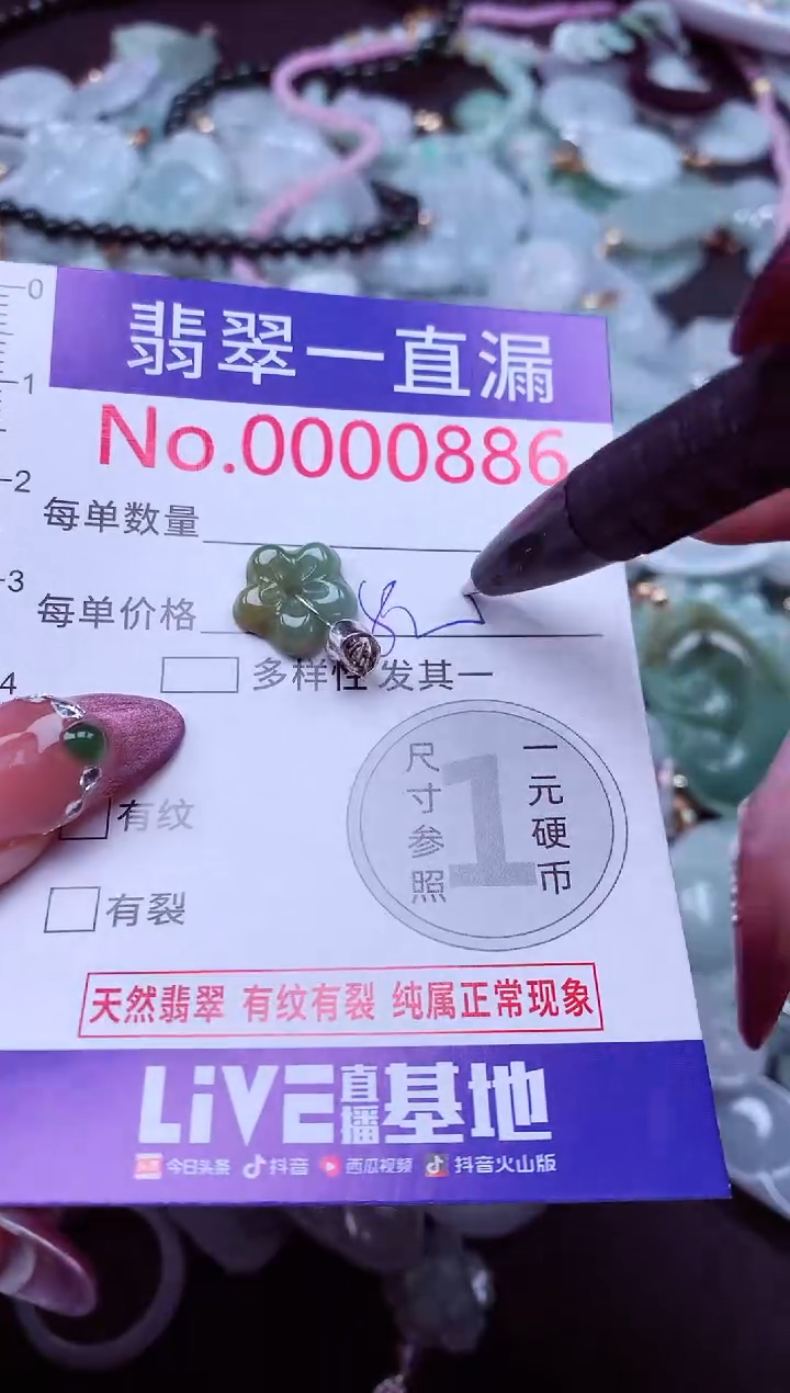 颈饰未镶嵌翡翠886