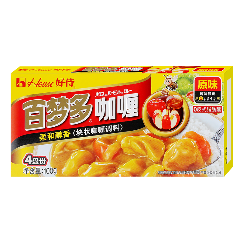 好侍百梦多原味咖喱100g