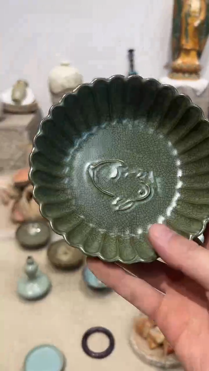 瓷片瓷器瓷片瓷挂件瓷摆件