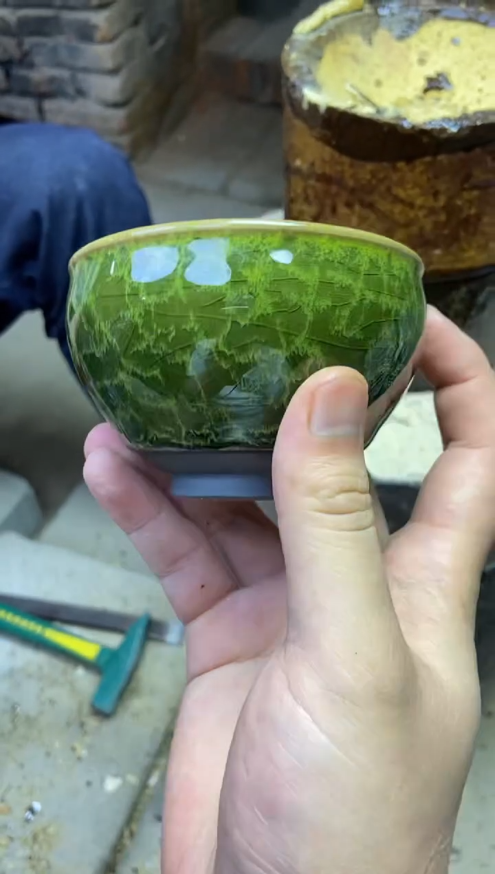 茶盏建盏主人杯 金丝将军帝王绿