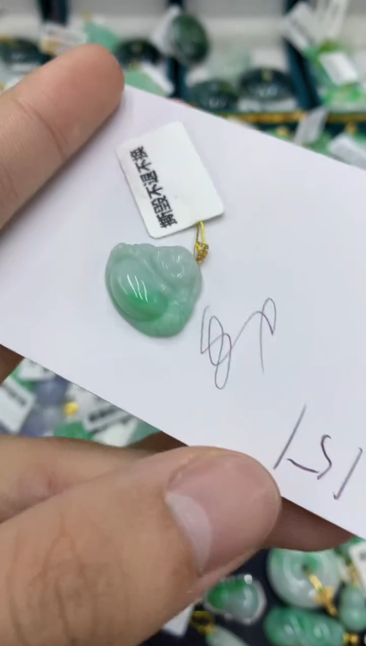 【闪购商品】翡翠颈饰18K金镶嵌翡翠