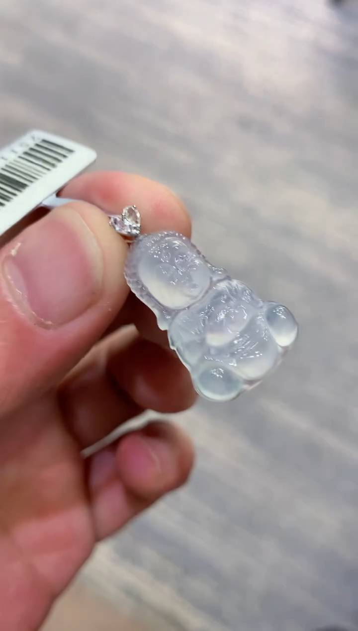 颈饰未镶嵌翡翠天然A货翡翠