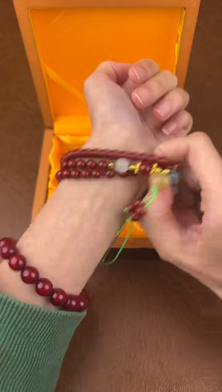 小叶紫檀桶珠闲得文玩阁商品链接@@YS975