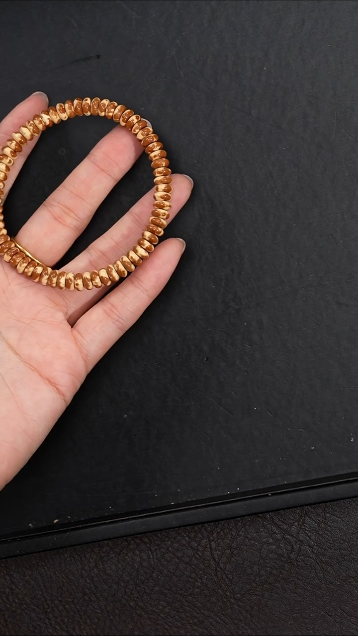 手串紫金鼠7mm纯肉花皮实心鼠