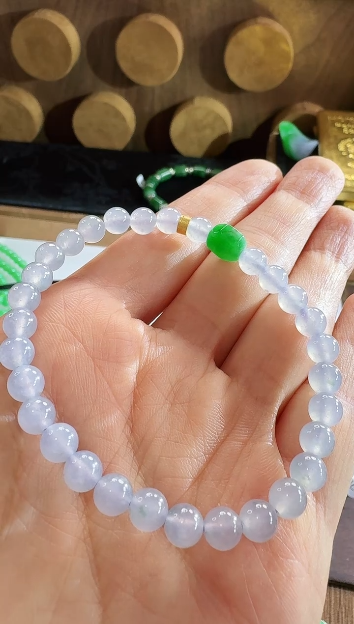 手链翡翠未镶嵌手串