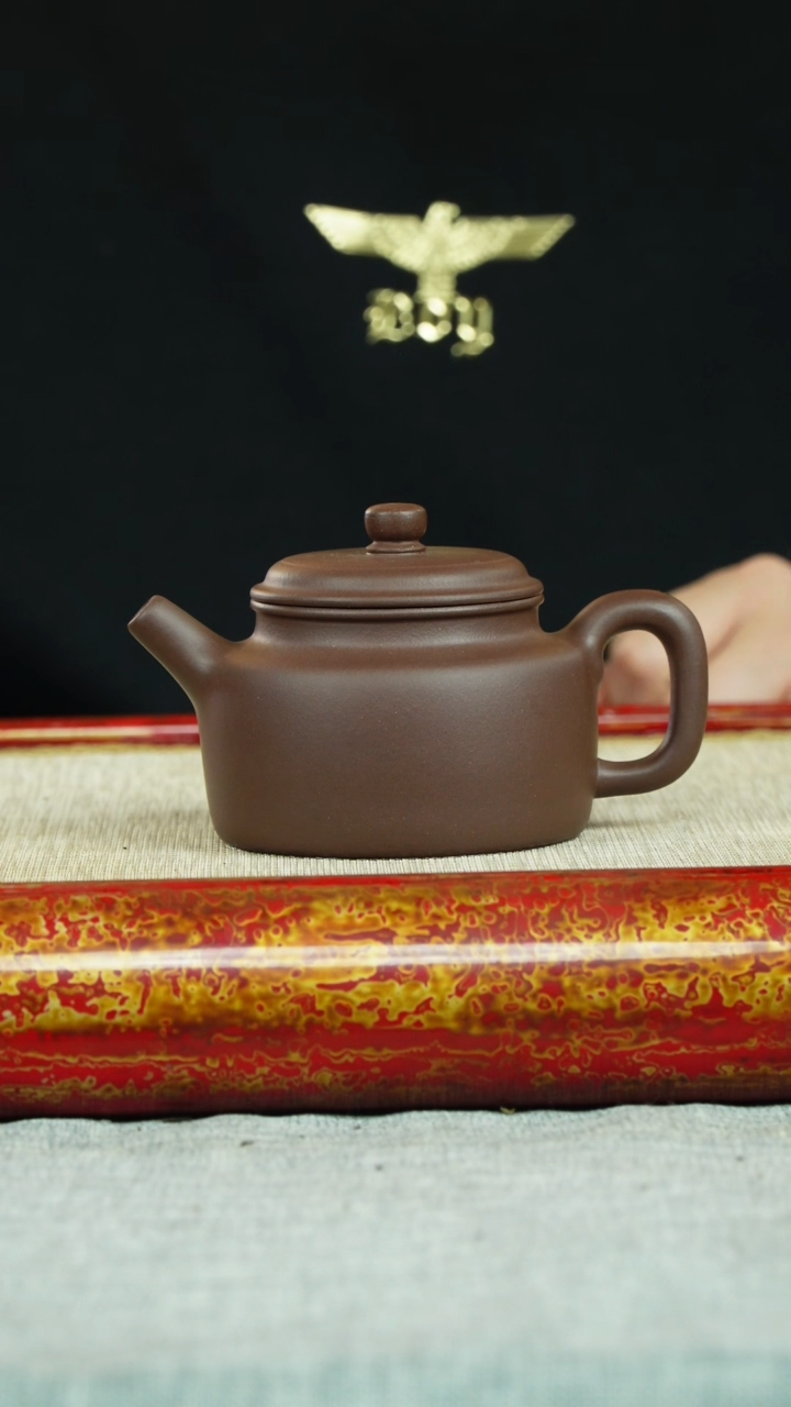 【闪购商品】紫砂茶杯德钟 老紫泥 蒋圆制