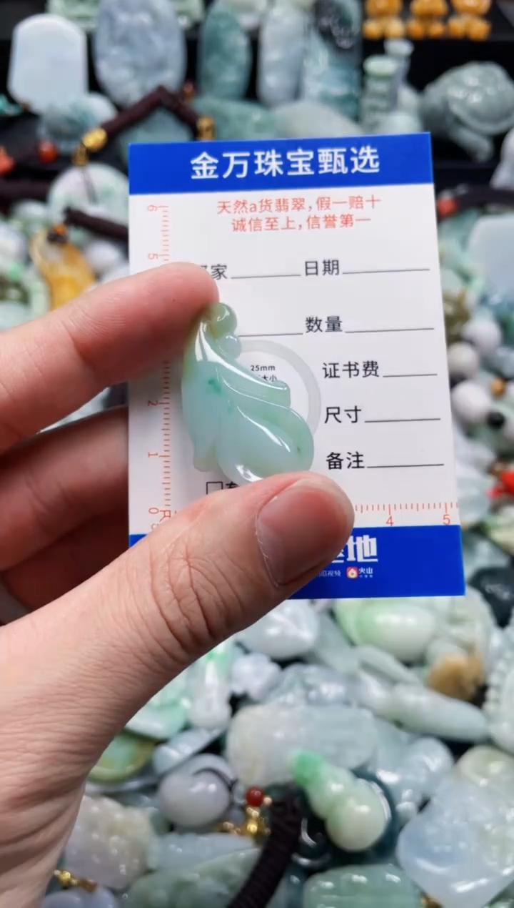 翡翠未镶嵌颈饰天然翡翠a货