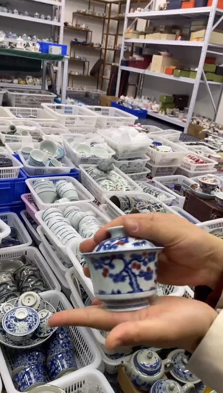 陶瓷景德陶瓷茶具容量约130