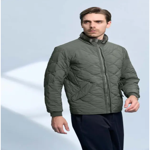 诺帝卡 防泼水轻盈保暖休闲厚外套-224JM24113BP