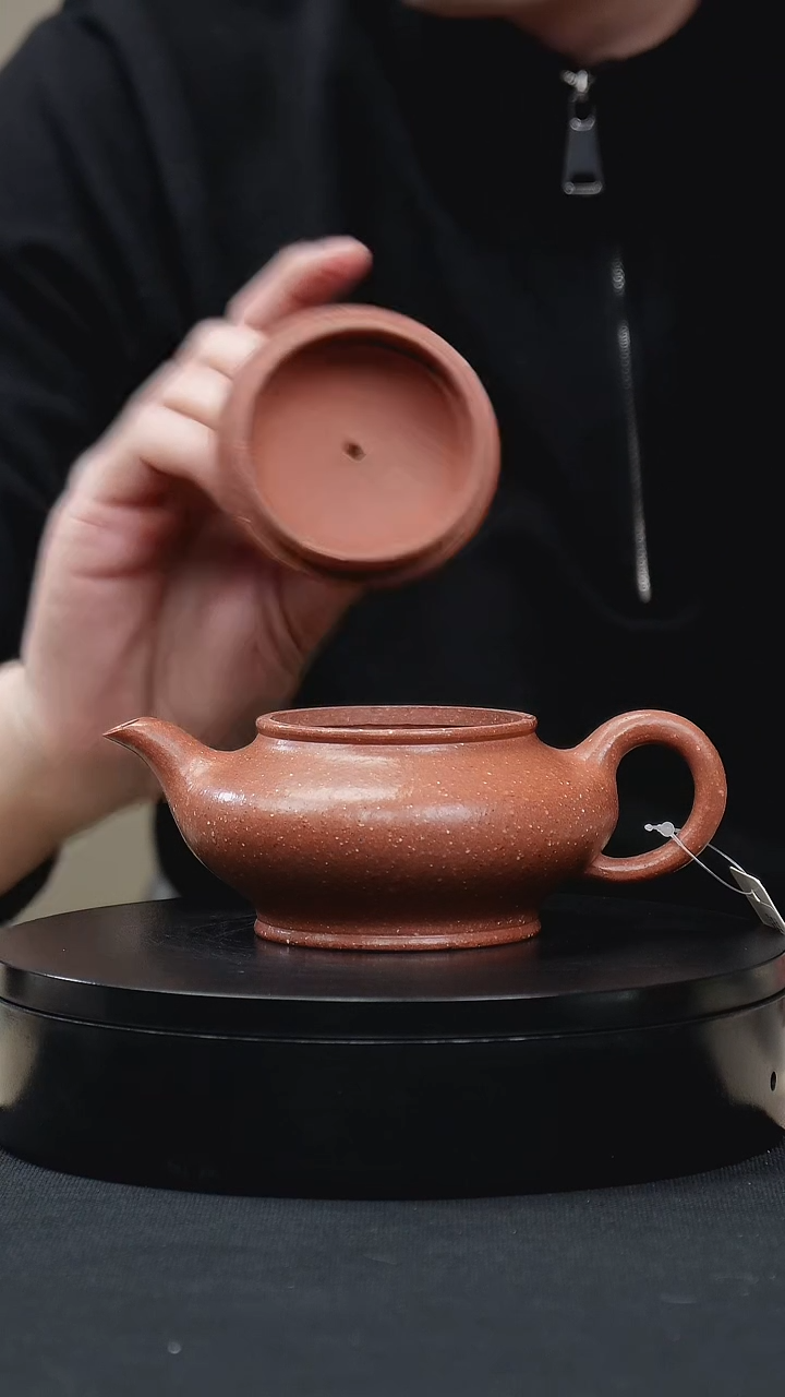 【闪购商品】紫砂茶壶109八目粗砂虚扁手工紫砂壶