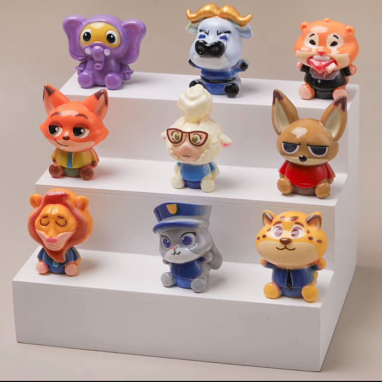 【锚锚精选】疯狂动物城朱迪尼克树脂创意微景观桌面摆件桌面摆设