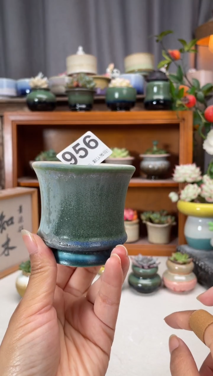 瓷片956知木小芳花盆