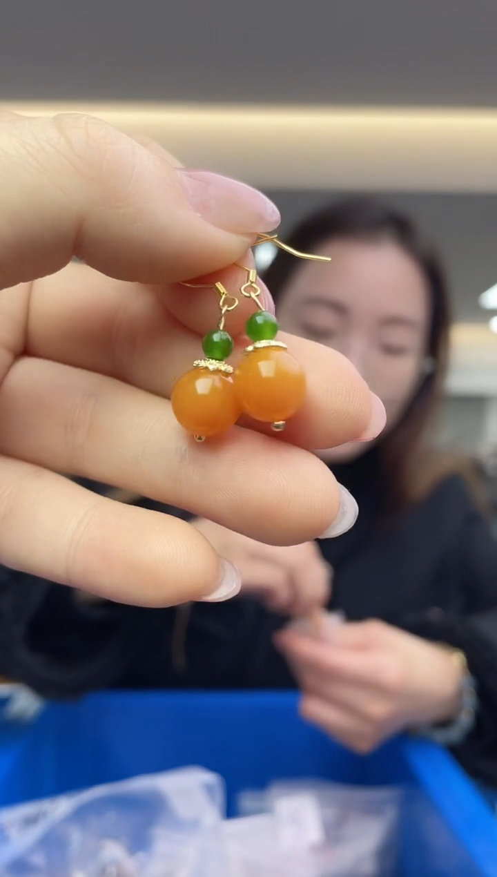 【闪购商品】蜜蜡裸石银S925镶嵌（多样性发一件）