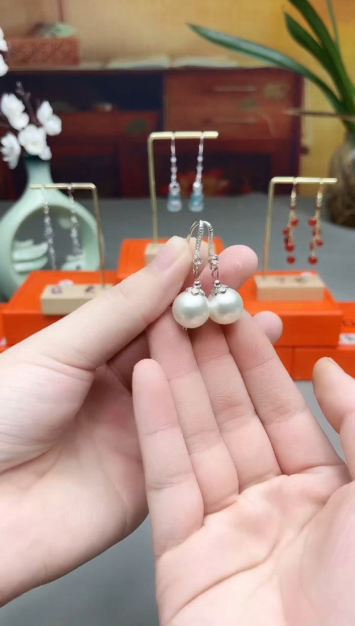 耳饰拼合珍珠（马贝珠）未镶嵌239