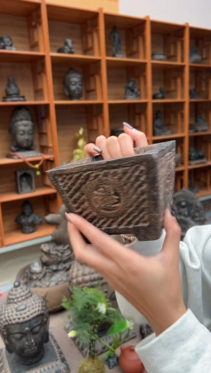 陶土【火山泥】日进斗金盆