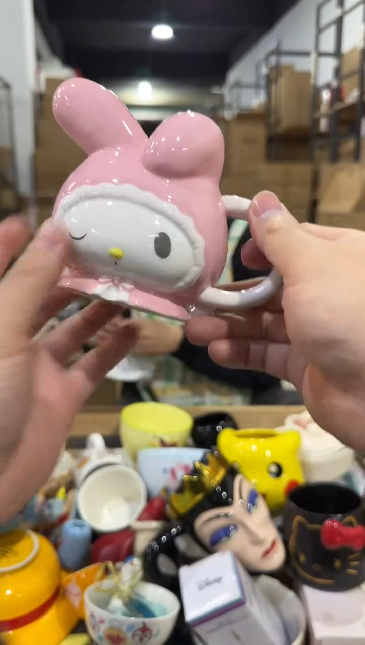 瓷片原盒美乐蒂50周年水杯