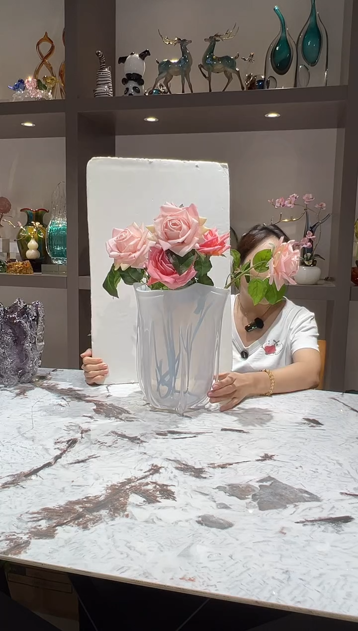 白色白菜花瓶 现货