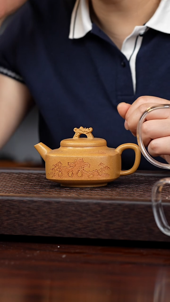 茶壶紫砂四方260毫升