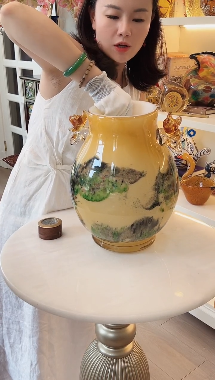 领尚琉璃花瓶038