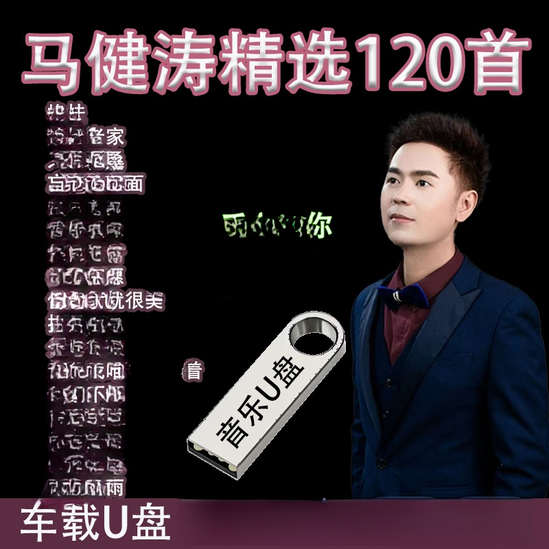 马健涛音乐歌曲U盘热门流行经典老歌情歌汽车载音乐优盘搀扶