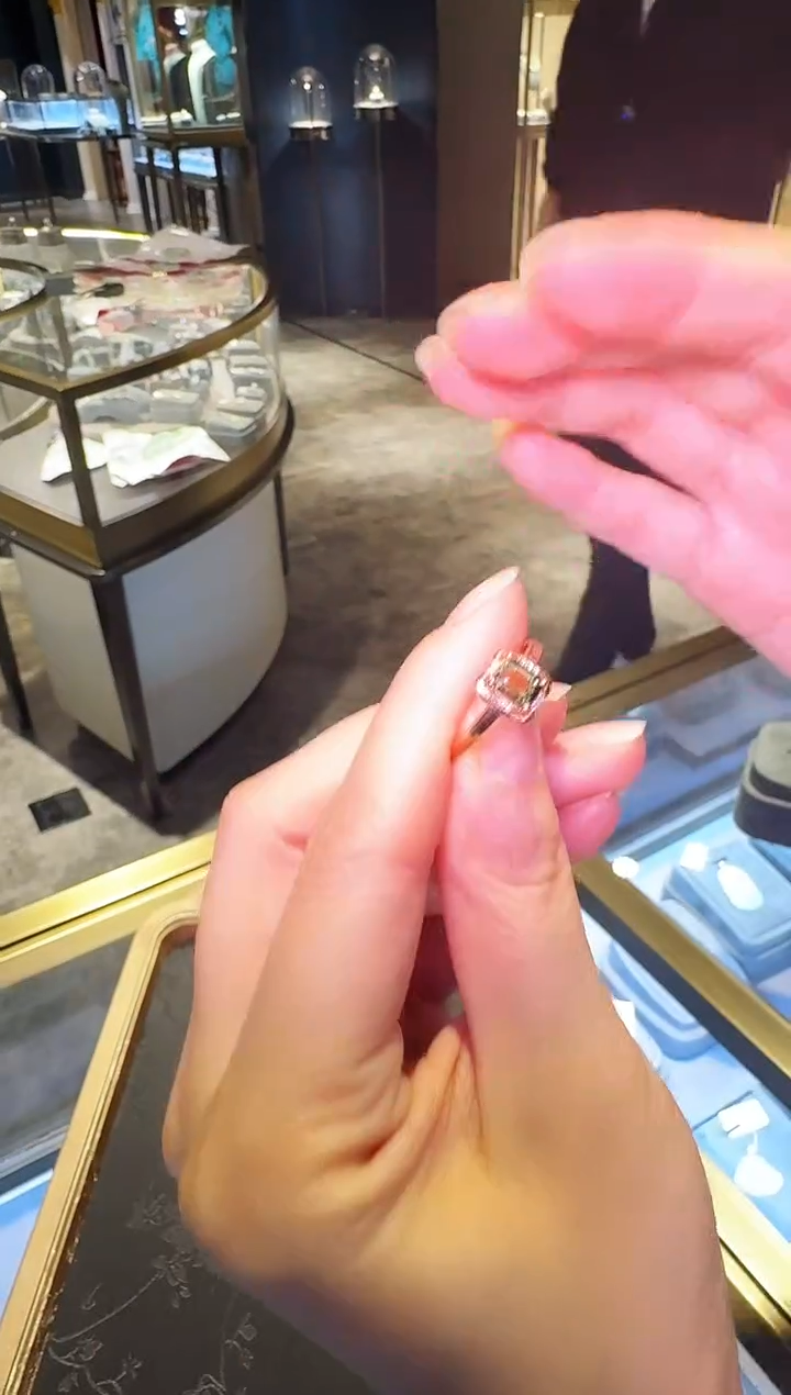 18K金镶嵌戒指碧玺8【】