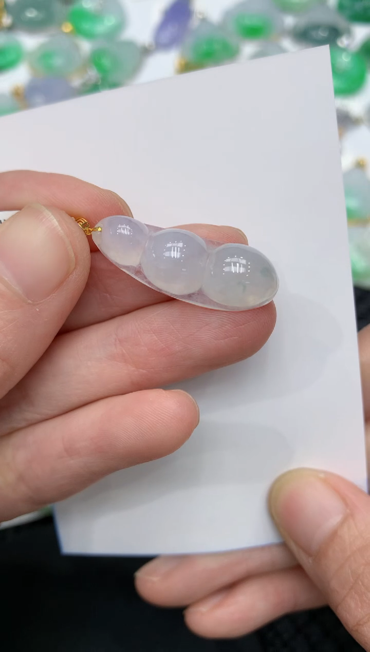 【闪购商品】翡翠颈饰18K金镶嵌11111111