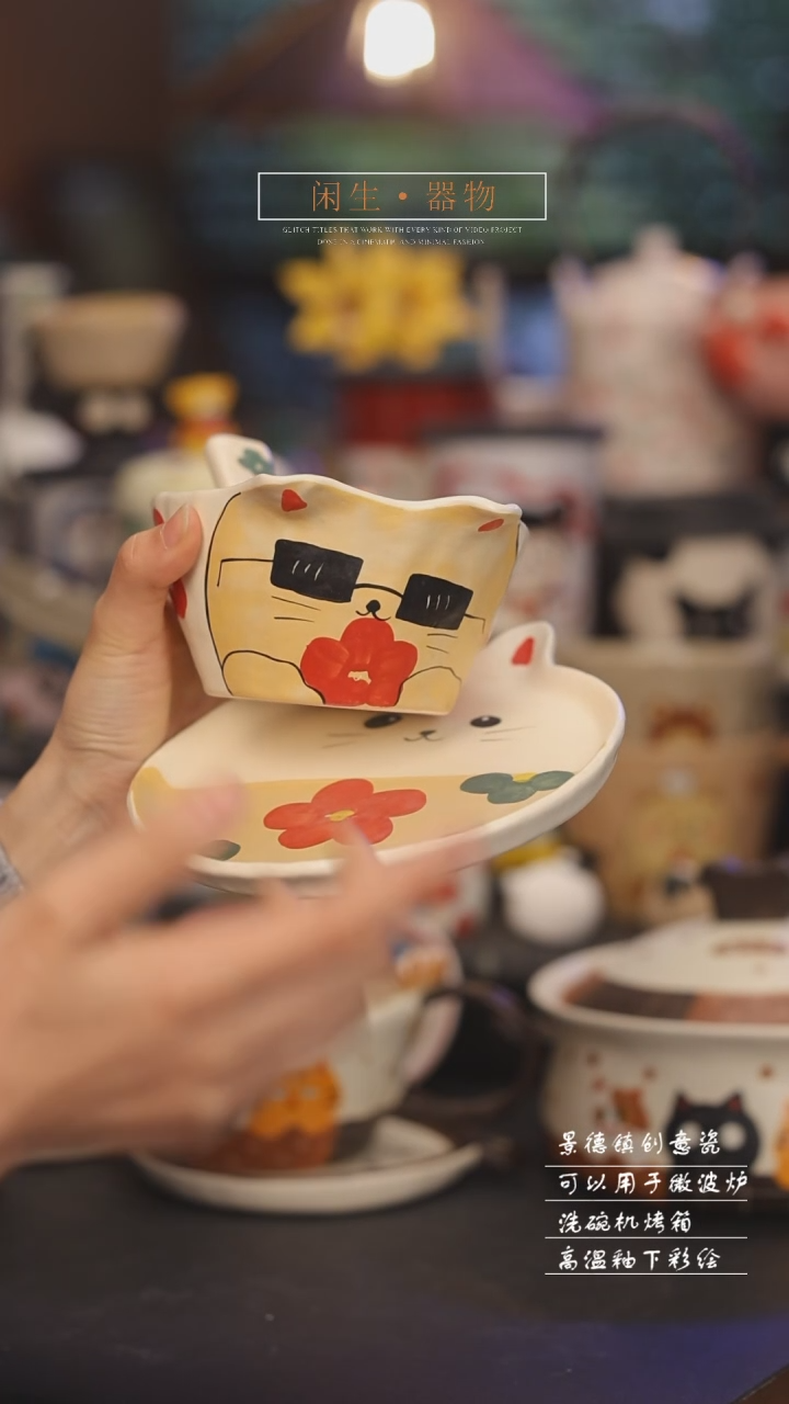 【闪购商品】景德镇可爱设计师款陶瓷