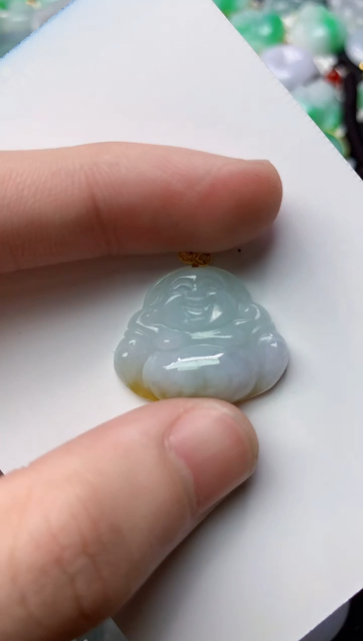 【闪购商品】翡翠颈饰18K金镶嵌36......