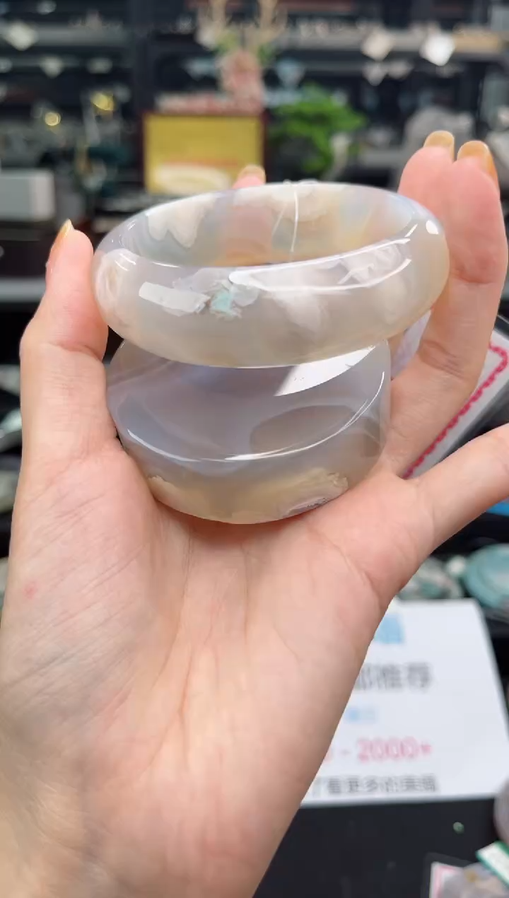 【闪购商品】石英质玉手镯未镶嵌60圈口（赠品镯心）3569267