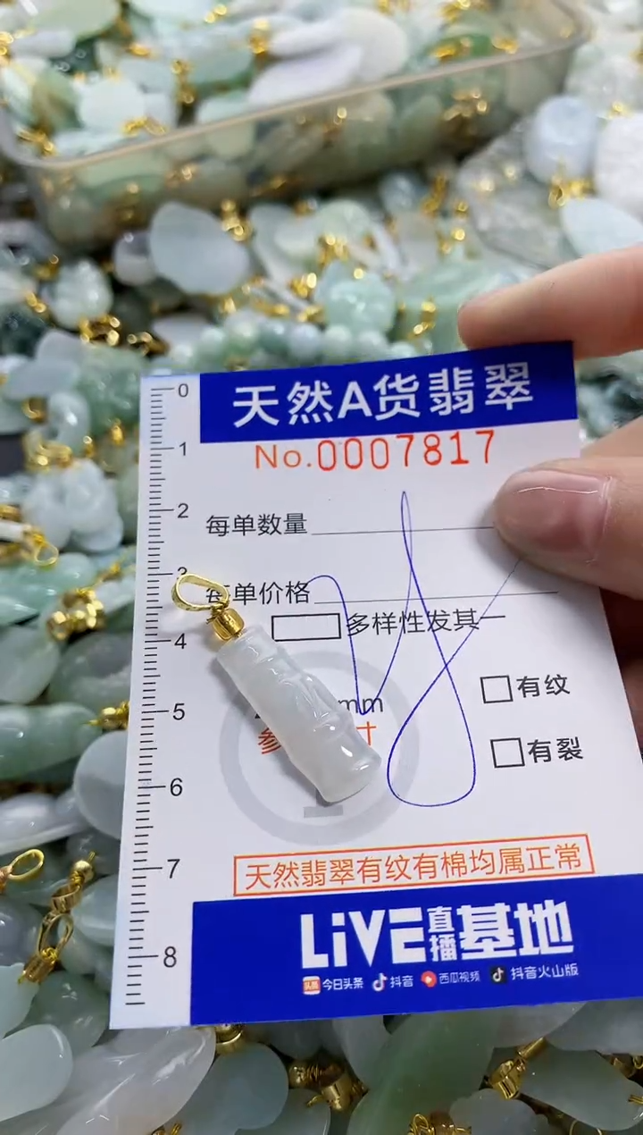 颈饰未镶嵌翡翠天然A货翡翠