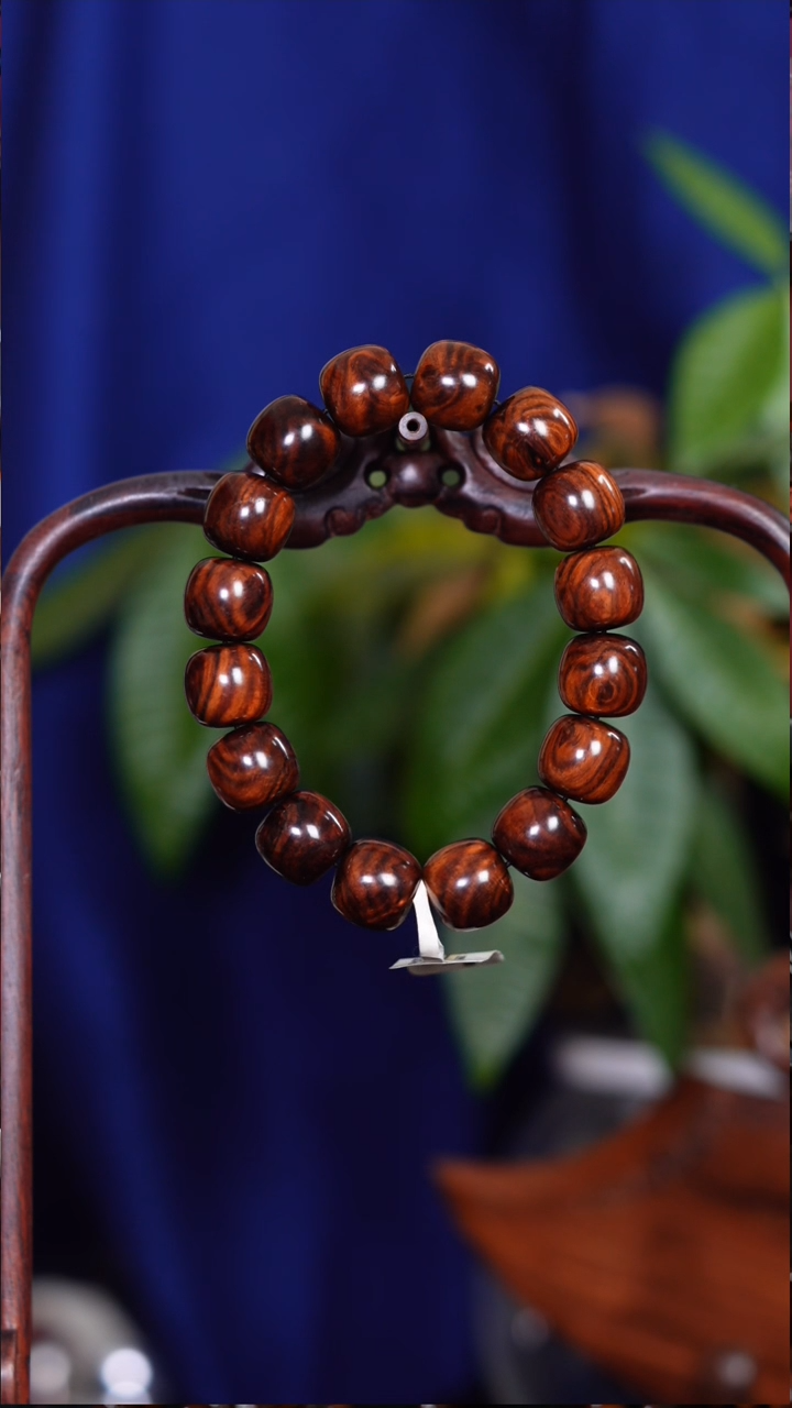 手串/手链黄花梨/降香黄檀老料紫油梨妖纹黑金1314