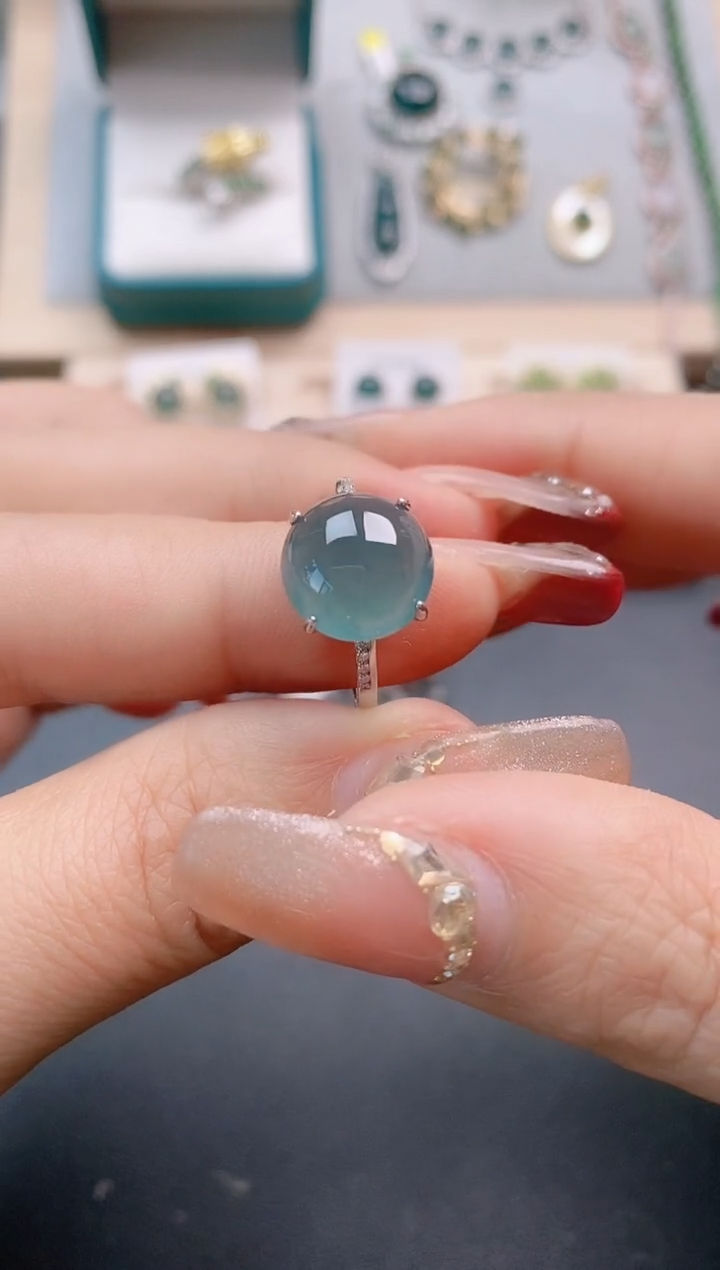 【闪购商品】翡翠戒指银S925镶嵌11111111111