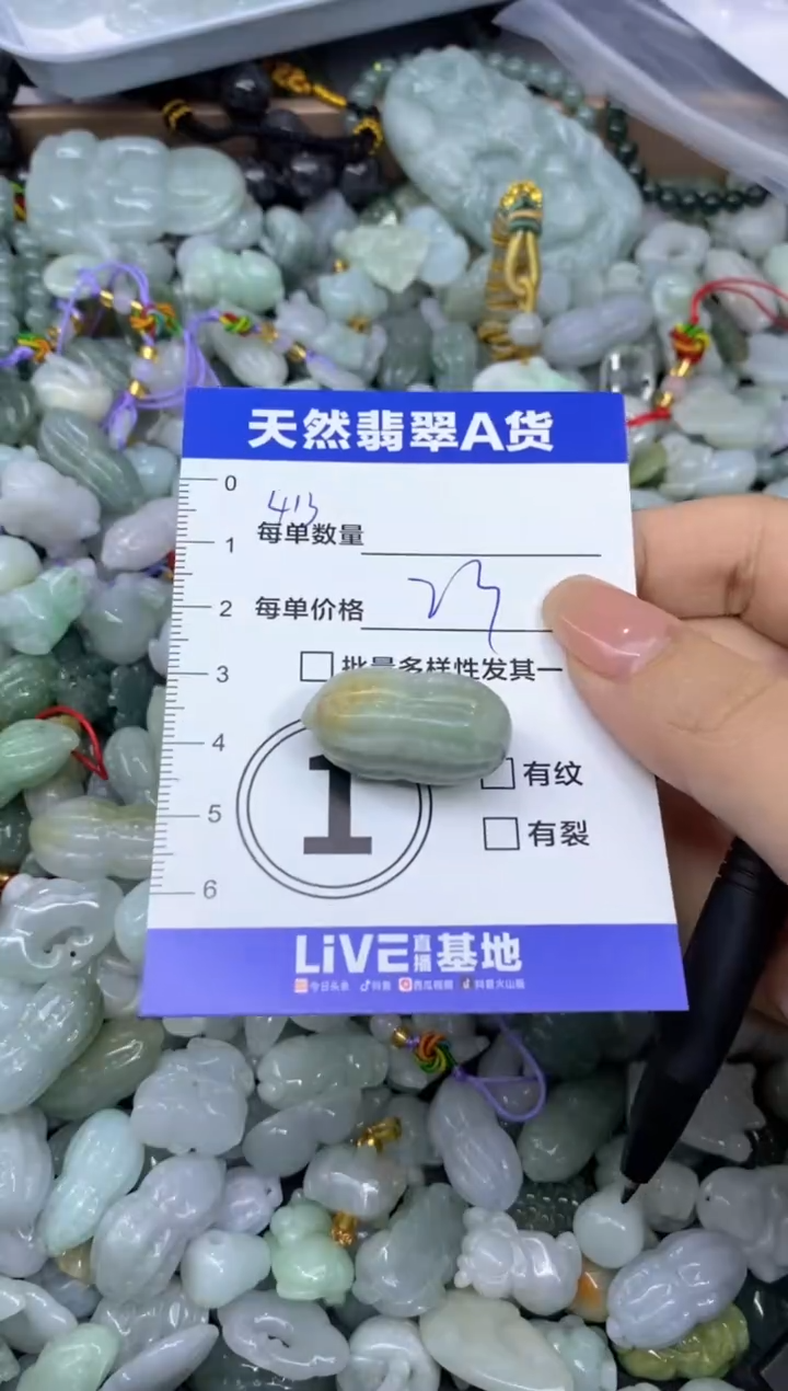 颈饰未镶嵌翡翠天然翡翠A货批量多样性发一件