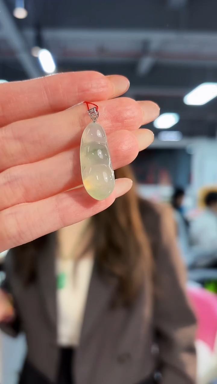 【闪购商品】翡翠颈饰18K金镶嵌缅料A货/支持复检/一件