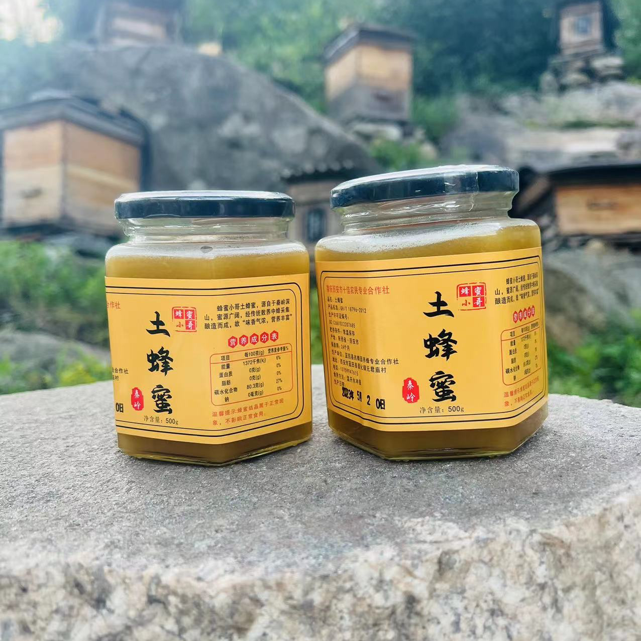 秦岭深山传统土蜂蜜 采集酿造 食用品尝 假一赔十