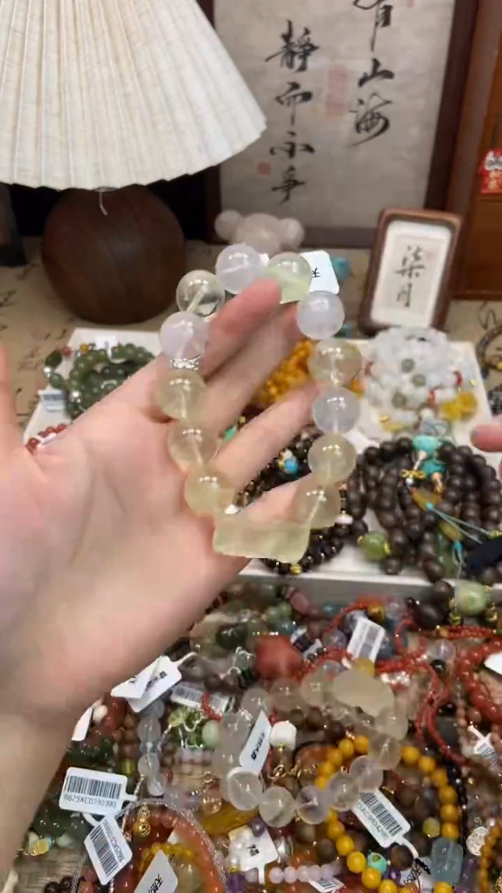 水晶手链未镶嵌244手串
