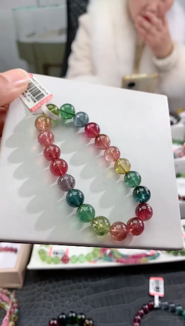 【闪购商品】碧玺手串未镶嵌多样性发一条