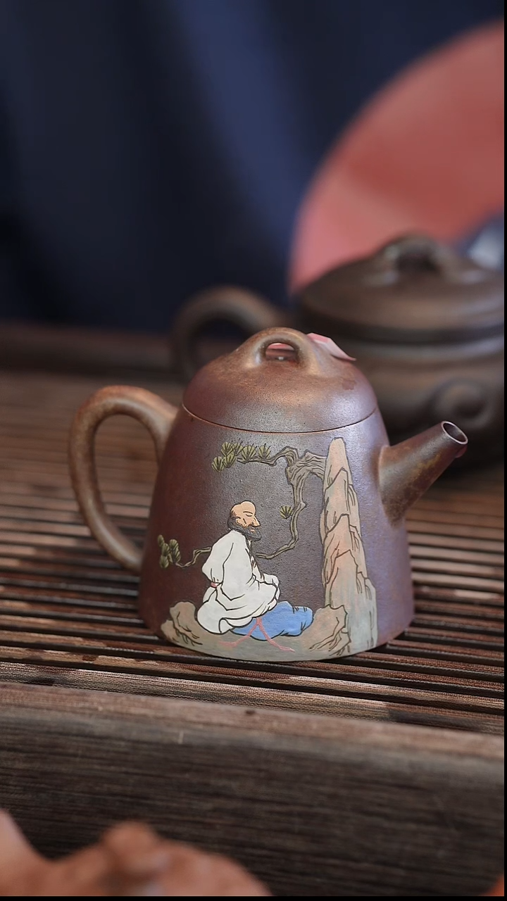 茶壶紫砂月***五宽口 