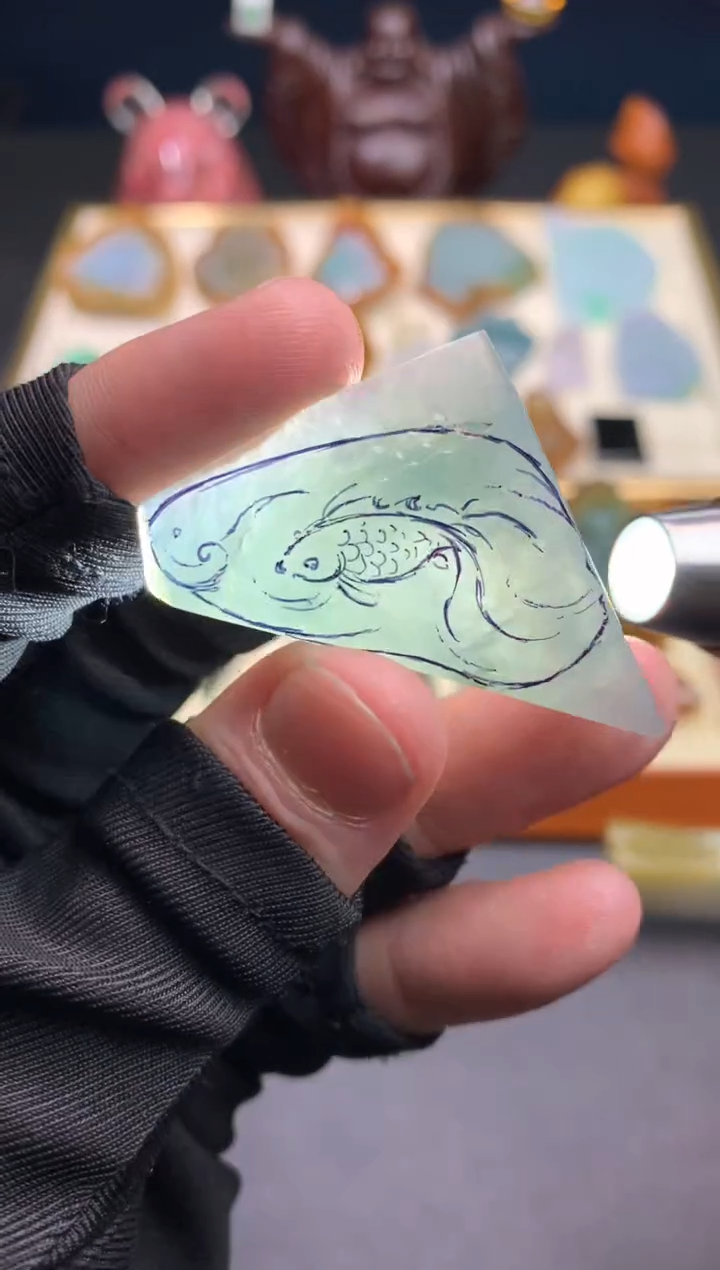 未镶嵌定制翡翠天然翡翠裸石（包工）