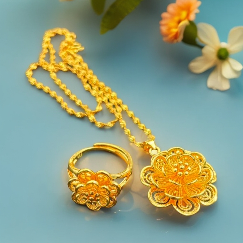 【林林专属】大花合金吊坠+赠合金链+赠合金戒指TZ64816