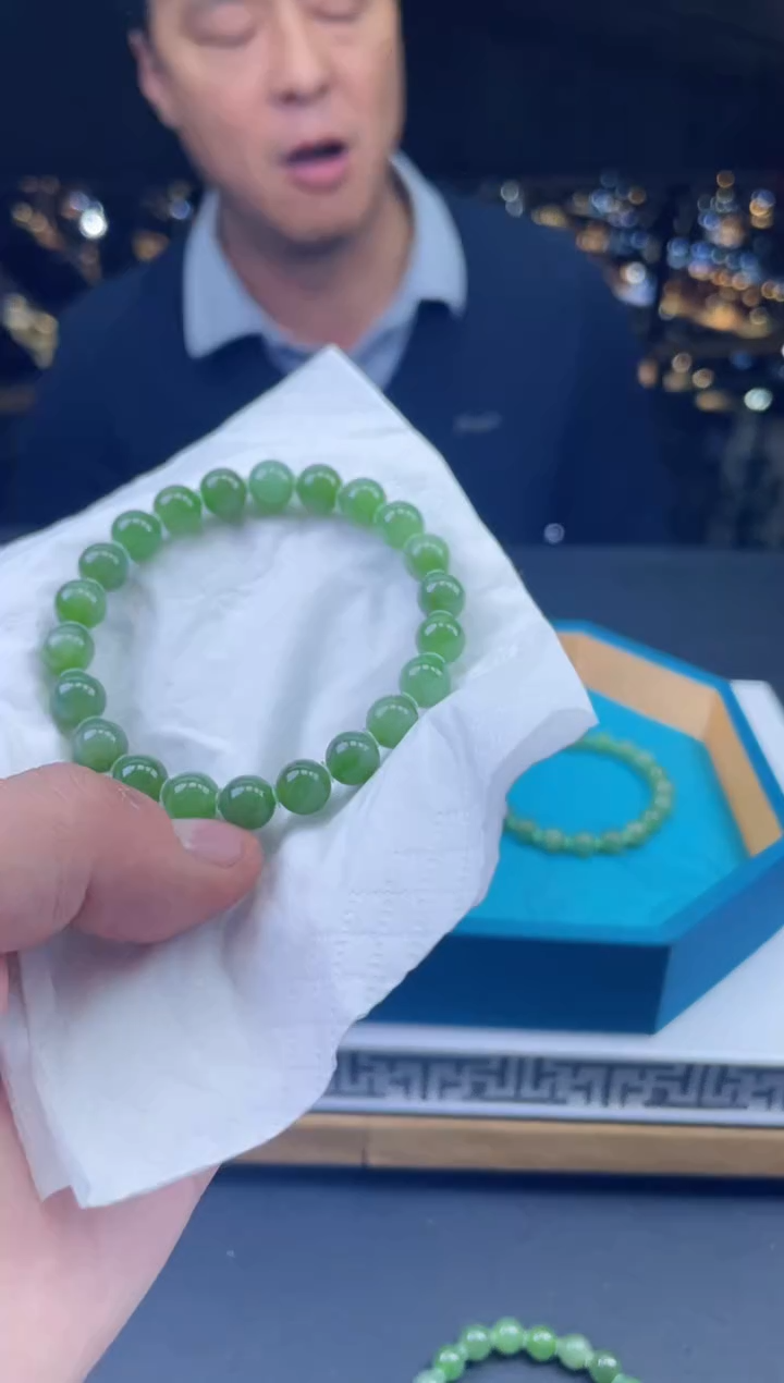 未镶嵌手串定制和田玉-101634