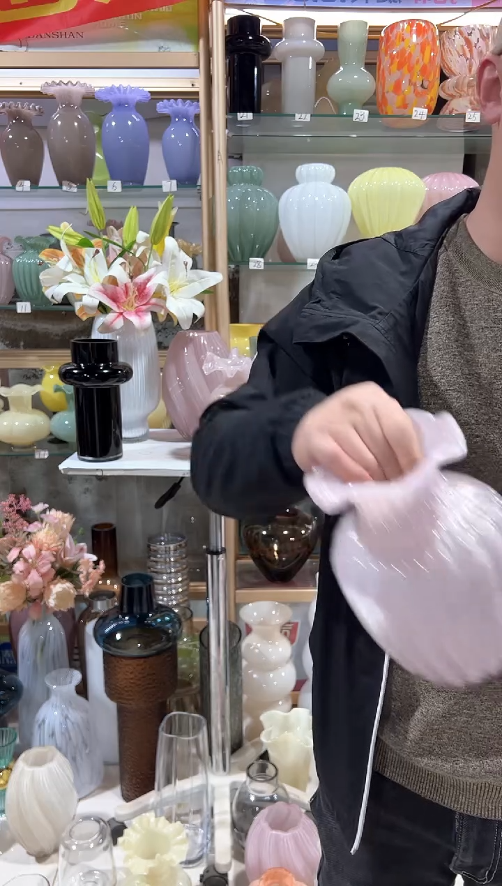 【闪购商品】无铅玻璃粉色芬顿