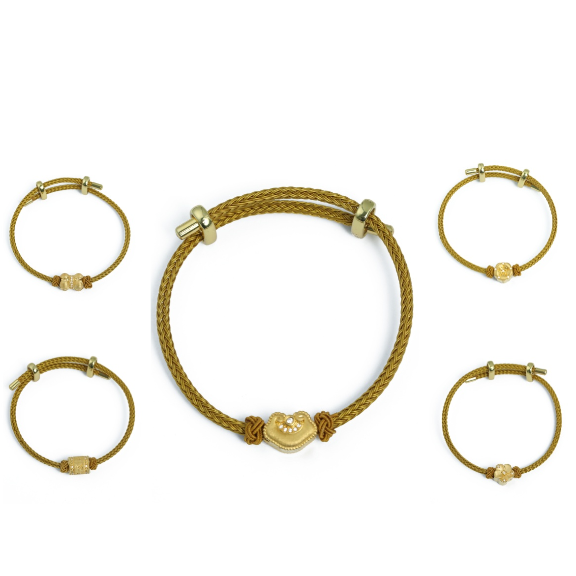 IBELOVE爱多拉 足金999 5D好事发生手绳款合集（多样性发其一）