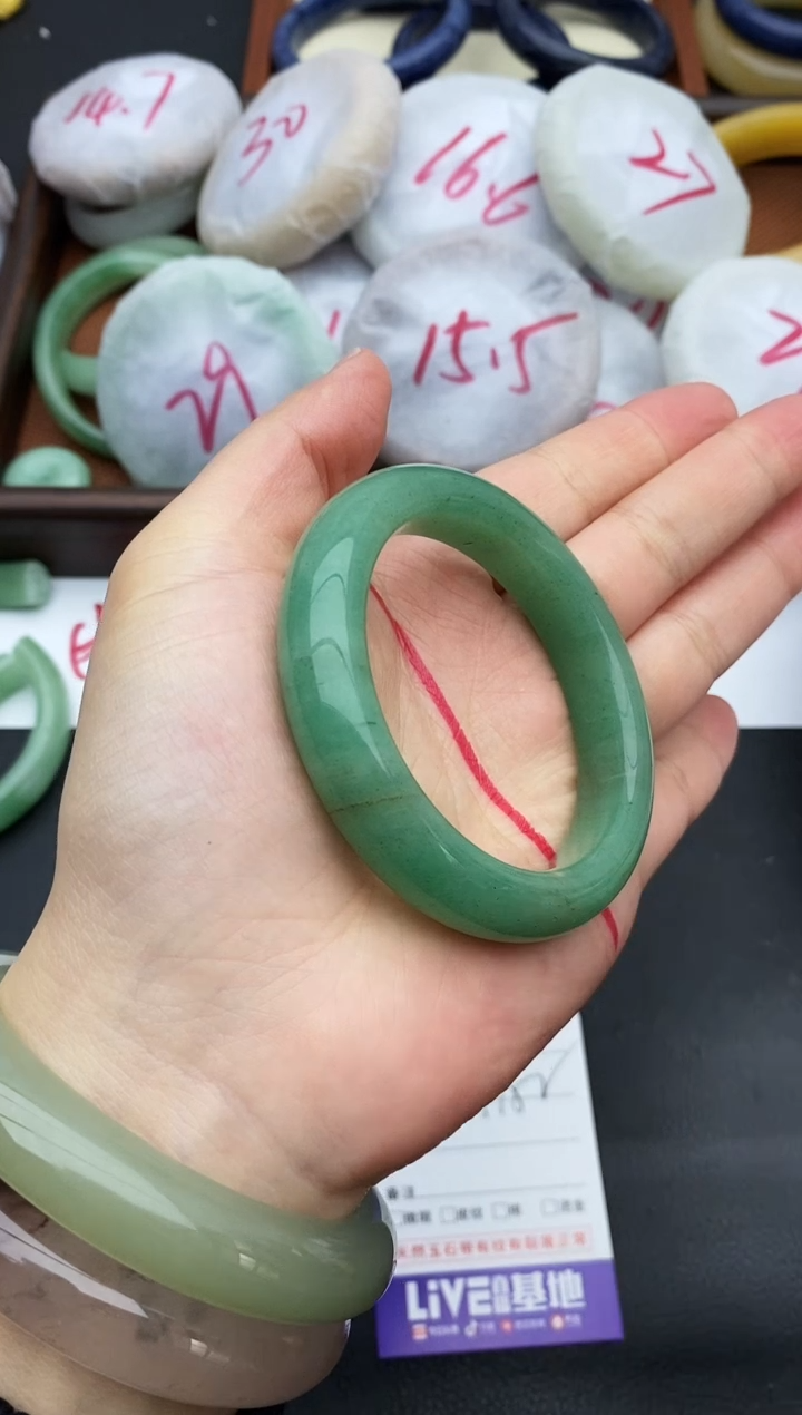 未镶嵌手镯石英质玉3+51/52