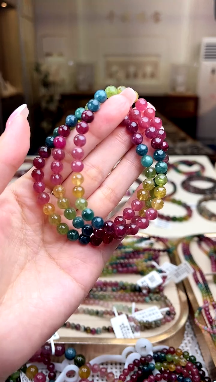 【闪购商品】碧玺/未镶嵌6mm+碧玺多圈多样性发货