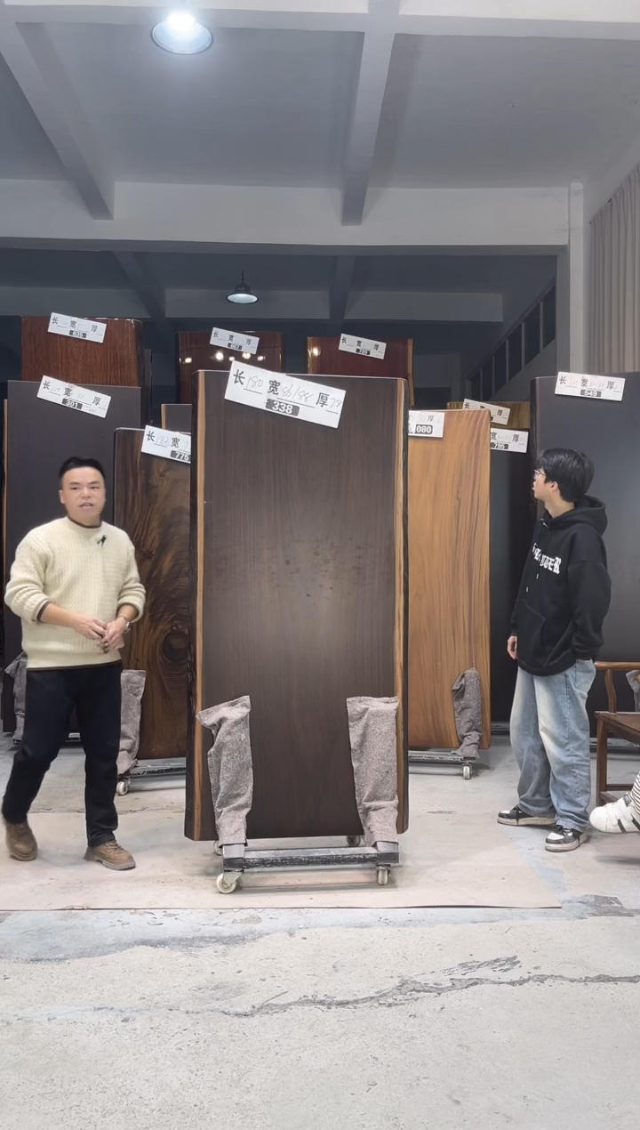 木（非红木类）沐*338刚果黑檀180*86*88*7.8