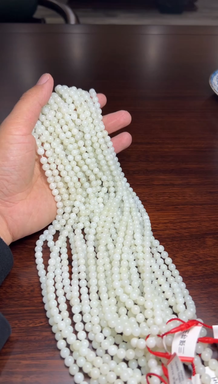 项链未镶嵌和田玉且末微色差米达卡6样性发货拍一发一J